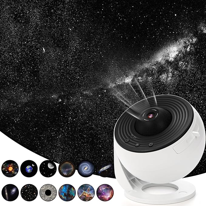 Starry Sky Planetarium Night Light – 360° Room Projection