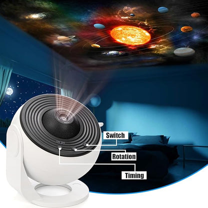 Starry Sky Planetarium Night Light – 360° Room Projection