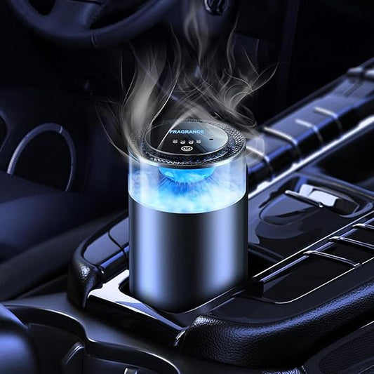 Car Aroma Diffuser with LED Lights & Cloud Mist – Rechargeable & Portable